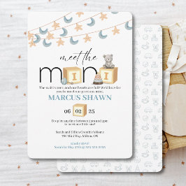 Begrüßung des Mini Baby Einladung