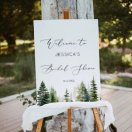 Begrüßung durch die Waldkiefer Poster