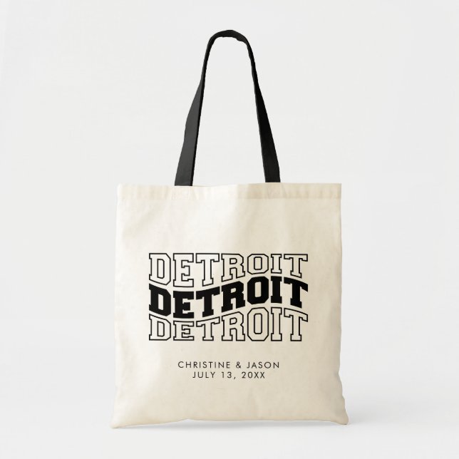 Begrüßung von Detroit Tragetasche (Vorne)