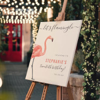 Begrüßung von Flamingle Tropical Birthday Party