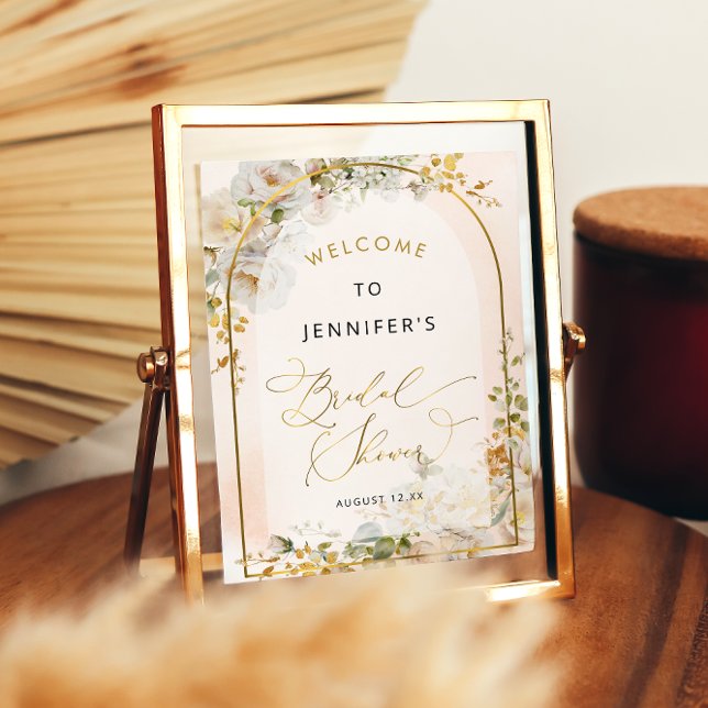 Begrüßung von Floral Meadow Brautparty Poster (Von Creator hochgeladen)