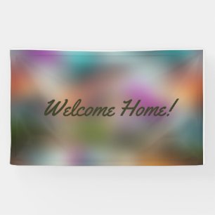 Begrüßungsbanner für Zuhause, speziell für Vinyl B Banner