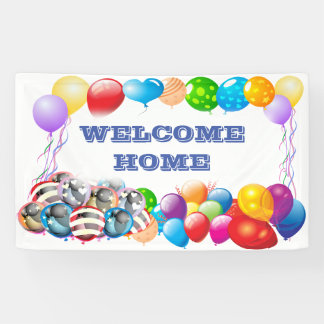 Begrüßungsbanner für Zuhause, speziell für Vinyl B Banner