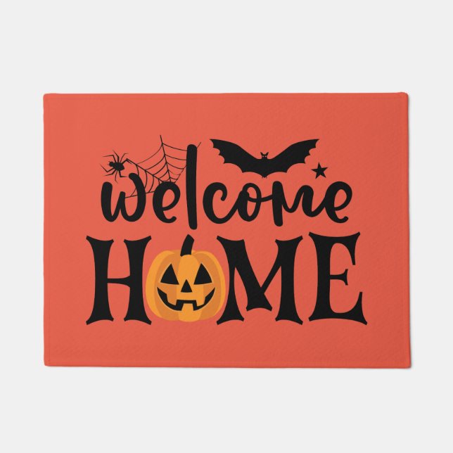 Begrüßungsdekor Zuhause Halloween Door Mat Holiday Fußmatte (Vorderseite)
