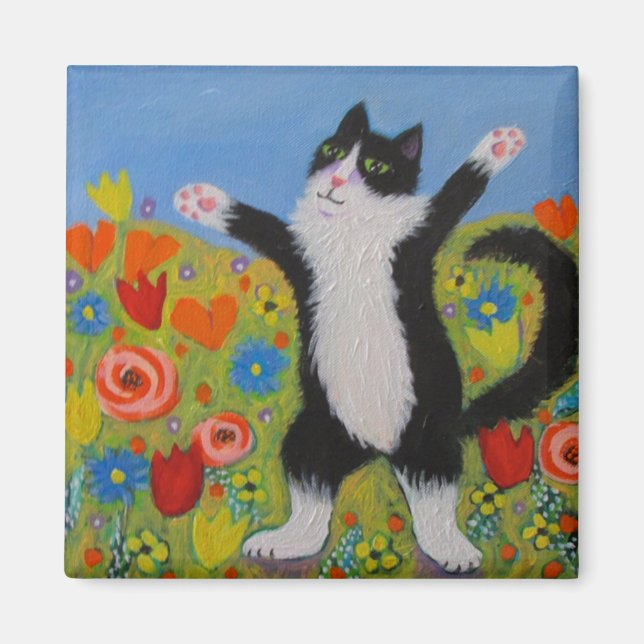 Begrüßungsfrühling Magnet (Vorne)