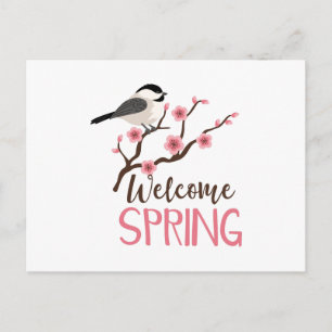 Begrüßungsfrühling Postkarte