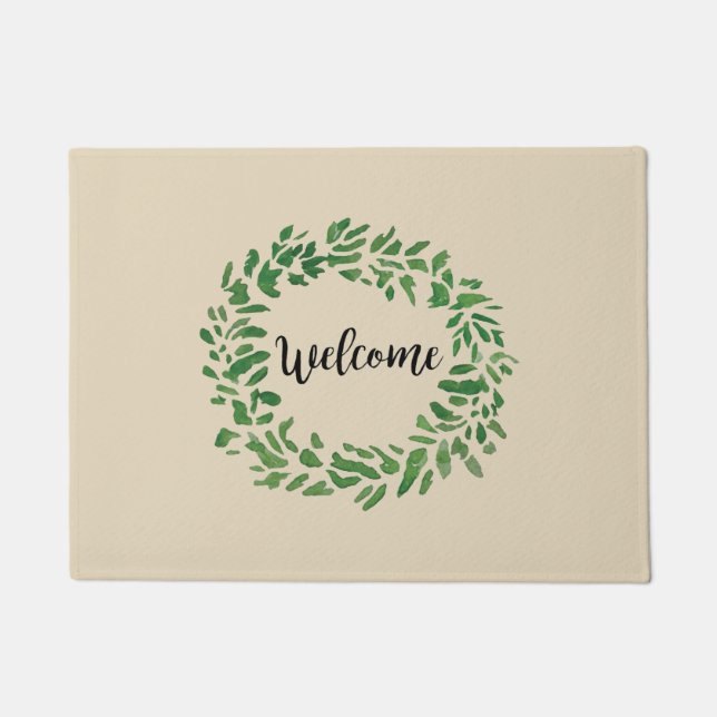 Begrüßungsgarten Kleider Malerei Fußmatte (Vorderseite)