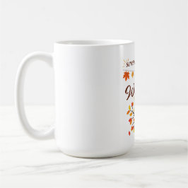 Begrüßungsherbst - zweisprachige Tasse