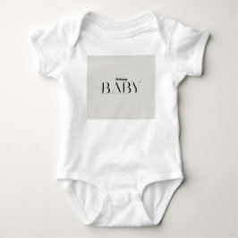 BegrüßungsjungBaby | Moderner Minimalistischer Bab Baby Strampler