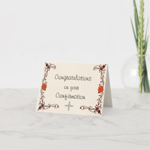 Begrüßungskarte zur Firmung/Konfirmation Karte