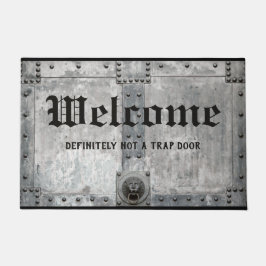 Begrüßungsmatte - definitiv keine Falltür Fußmatte