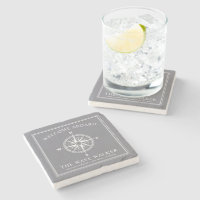 Begrüßungsnachricht| Nautical Compass Grau