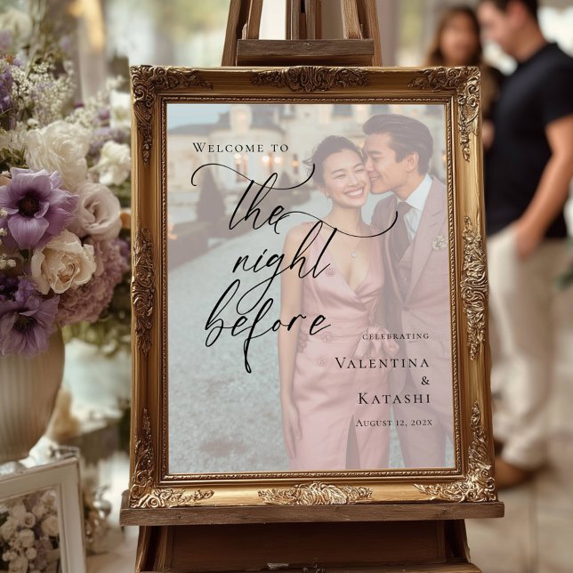 Begrüßungsschild für das Foto vor der Probe Poster (Von Creator hochgeladen)