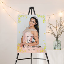 Begrüßungsschreiben für Quinceañera-Veranstaltunge
