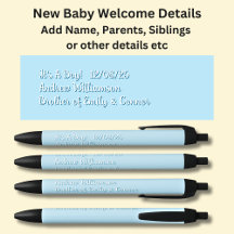 Begrüßungstablett für Baby, Namen und Details hinz