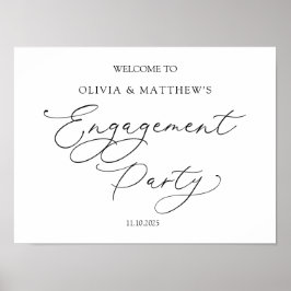 Begrüßungsunterschrift der Classic Engagement Part Poster