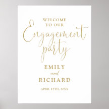 Begrüßungsunterschrift für Gold Engagement