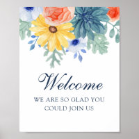 Begrüßungszeichen Blumenkohl-Brautparty-Plakat