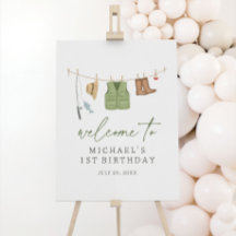 Begrüßungszeichen der Baby-Geburtstagsparty