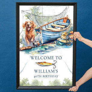 Begrüßungszeichen der Geburtstagspartei Poster