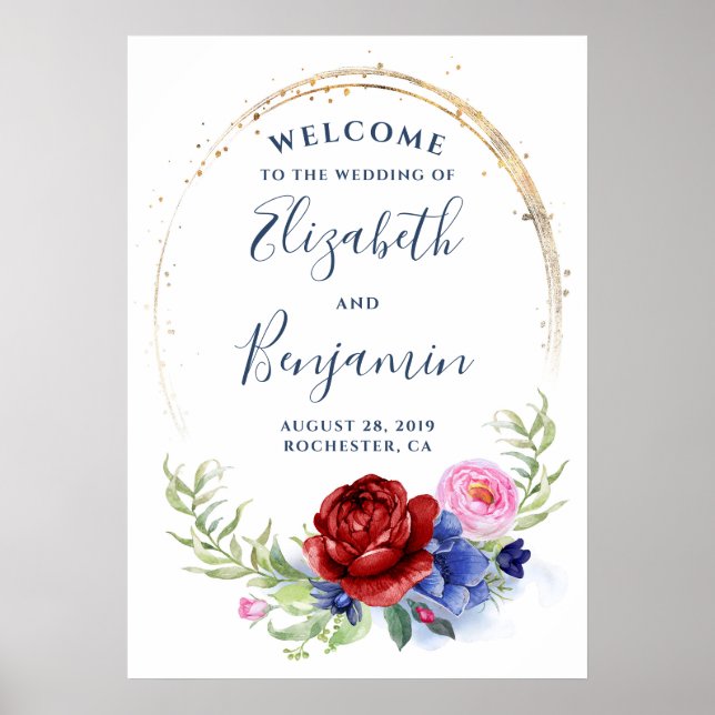 Begrüßungszeichen der Hochzeitsnacht der Marine Bu Poster (Vorne)