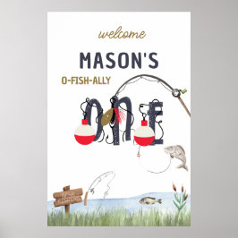 Begrüßungszeichen für alle Fischereien am 1. Poster