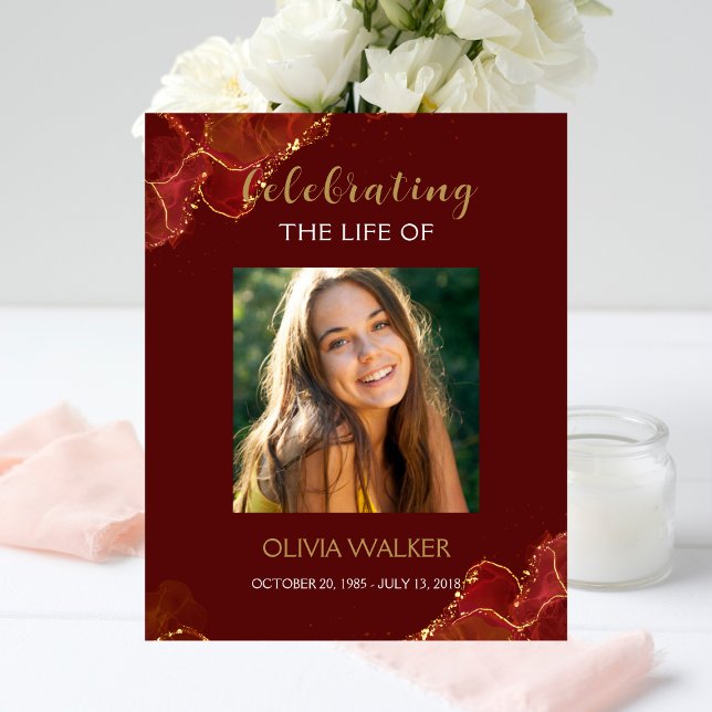 Begrüßungszeichen für Burgund & Gold Grüne Fotodruck (Von Creator hochgeladen)