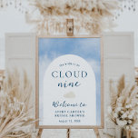 Begrüßungszeichen für Cloud 9 Brautparty Poster<br><div class="desc">Begrüßungszeichen für Cloud 9 Brautparty</div>