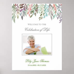 Begrüßungszeichen für die Foliage - 18 x 24 Poster