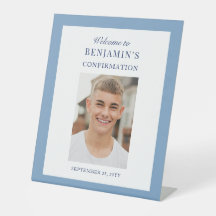 Begrüßungszeichen für Dusty Blue Foto Boys