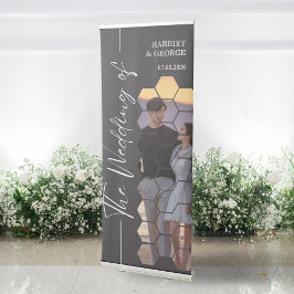 Begrüßungszeichen für ein individuelles Foto für H Ausziehbarer Banner