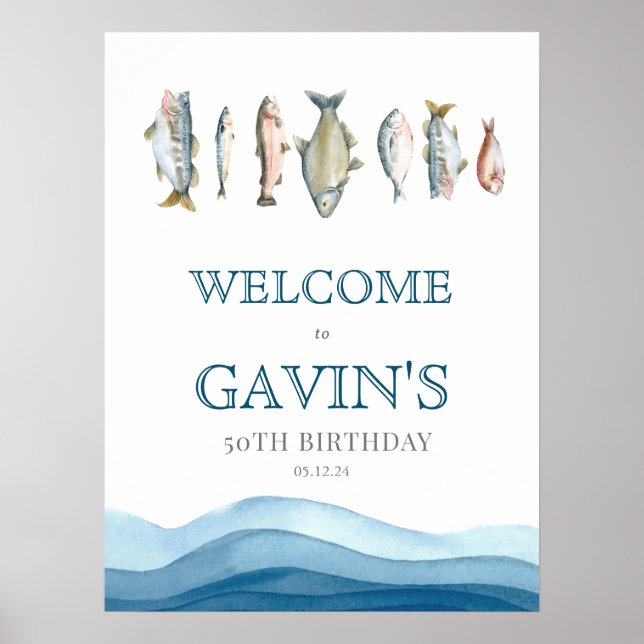 Begrüßungszeichen für Fische, Begrüßungszeichen fü Poster (Vorne)
