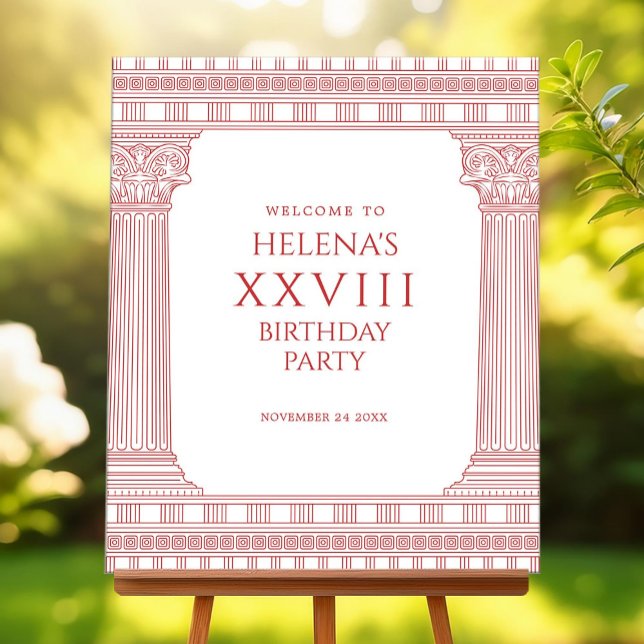 Begrüßungszeichen für Göttin-Party Poster (Von Creator hochgeladen)