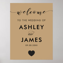 Begrüßungszeichen für jedes Farbherz Poster