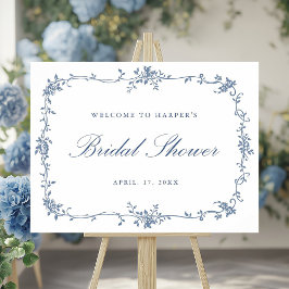 Begrüßungszeichen für klassisches französisches bl poster