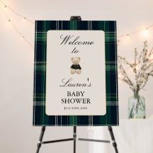 Begrüßungszeichen für Luxus Baby Shower Boy