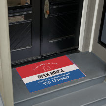 Begrüßungszeichen für Open House