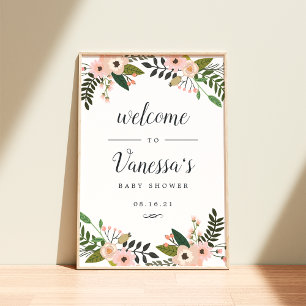 Begrüßungszeichen für Peach Meadow Bridal oder Bab Poster