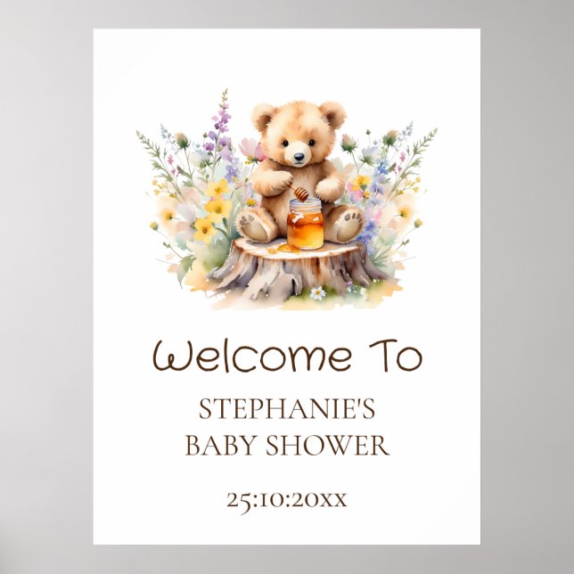 Begrüßungszeichen Kleiner Honig auf The Way Baby D Poster (Vorne)