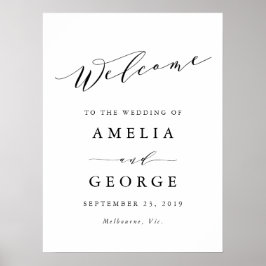 Begrüßungszeichen Poster