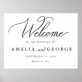 Begrüßungszeichen Poster