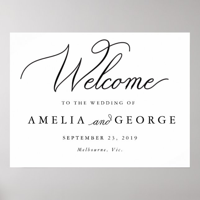 Begrüßungszeichen Poster (Vorne)