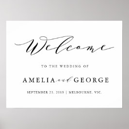 Begrüßungszeichen Poster