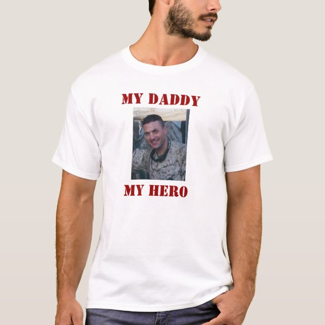 BegrüßungsZuhause-Vati T-Shirt (Vorderseite)