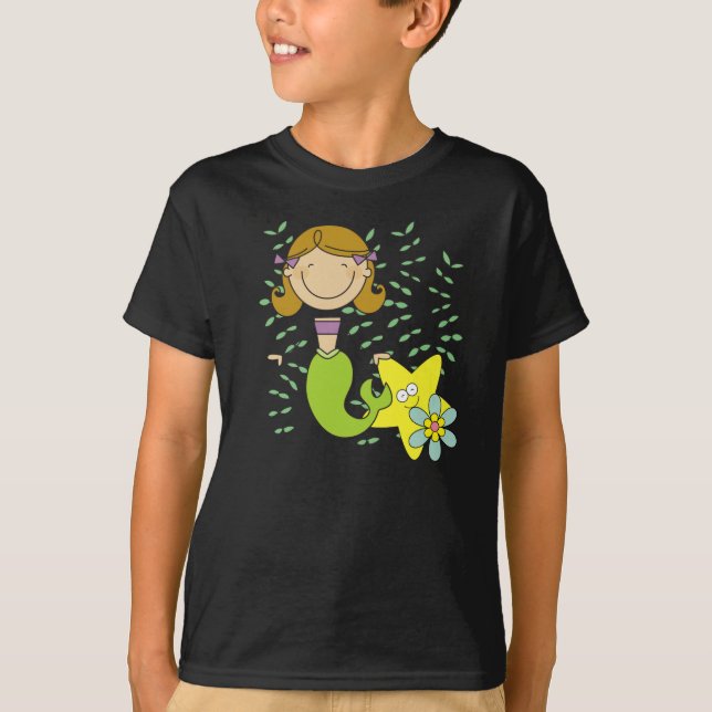 Behaarte Meerjungfrau Browns T-Shirt (Vorderseite)