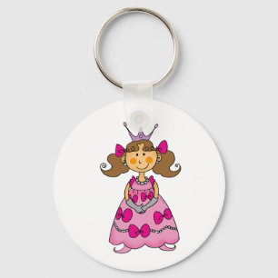 Behaarte Prinzessin Browns Schlüsselanhänger