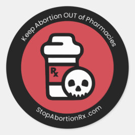 "Behalt Abortion Out" 2" Aufkleber StoppAbortionRx