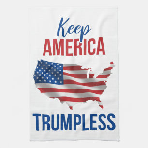 Behalt America Trumpless V Geschirrtuch