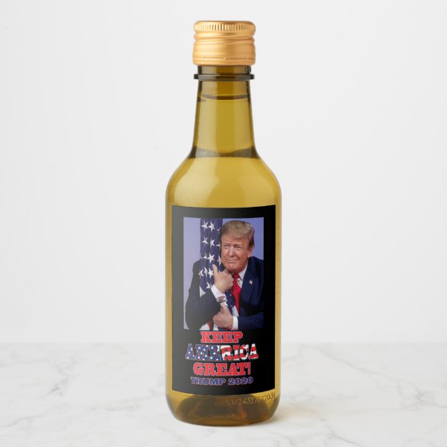 Behalt Amerika Großer Trump 2020 Weinetikett (Vorderseite)