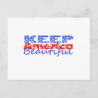 Behalt Amerika schön Postkarte
